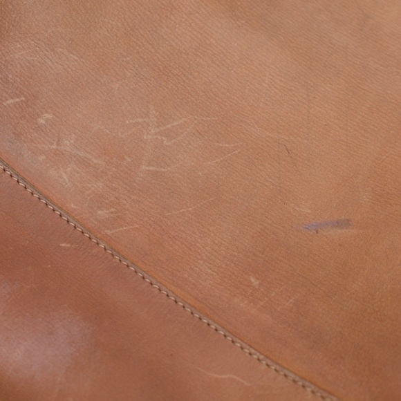 Vintage Marni 100% Leather Medium Size Brown Hobo Satchel Purse Made In Italy - Picture 6 of 17